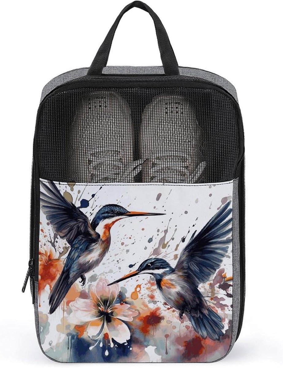 Reis Schoen Tassen - Opbergzakken Organizer - Schoenen Opbergen - Ventilerend Mesh Design - 24 x 10 x 35 cm