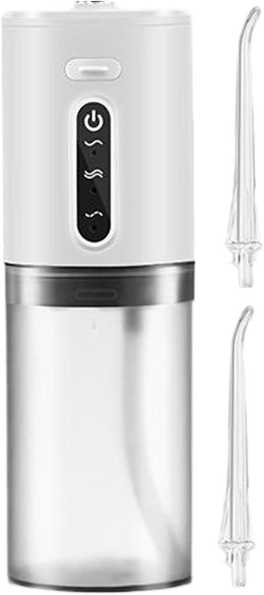 Monddouche - Waterflosser - Optimale mondhygiëne - 3 waterdruk standen - 270 ml reservoir - Wit