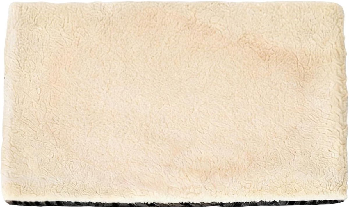 Zelfverwarmend kattenbed - Thermisch huisdierkussen - Warmte bieden - Niet-elektrisch ontwerp - 57 x 46 cm - Warm beige