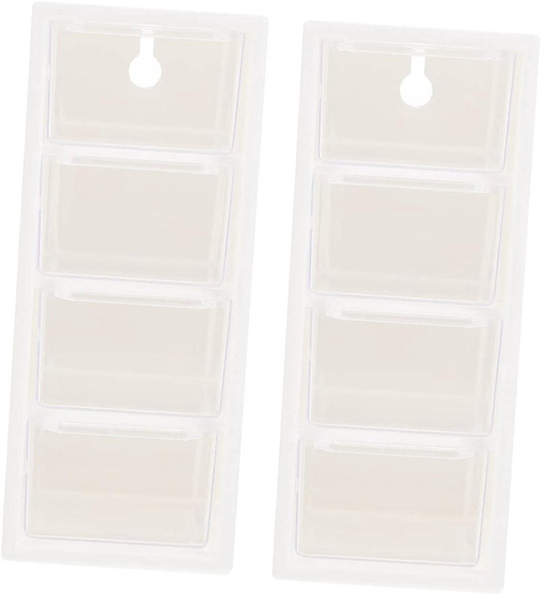 Opbergdoos Lade - Cosmetica Organizer - Bureau Ordenen - Meerlaagse Opslag - 10x10x13 cm - Wit