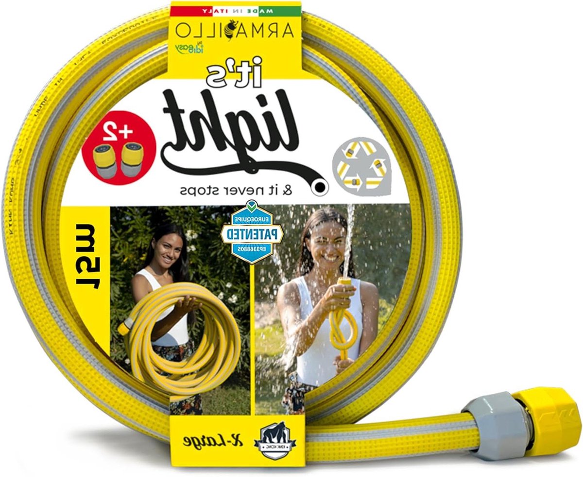 Waterleiding Slang - Tuinslang - Tuin Besproeien - Anti Knik Anti Twist - 15 Meter - Geel