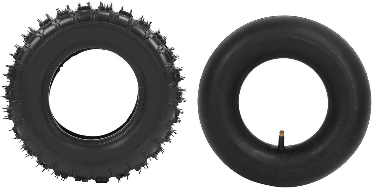 aladdien - 3.5/4.0-6 Binnenband - Lekbestendig - Explosiebestendig - 7.0PSI - Geschikt voor Crossmotor - Binnenbandset voor Grasmaaier