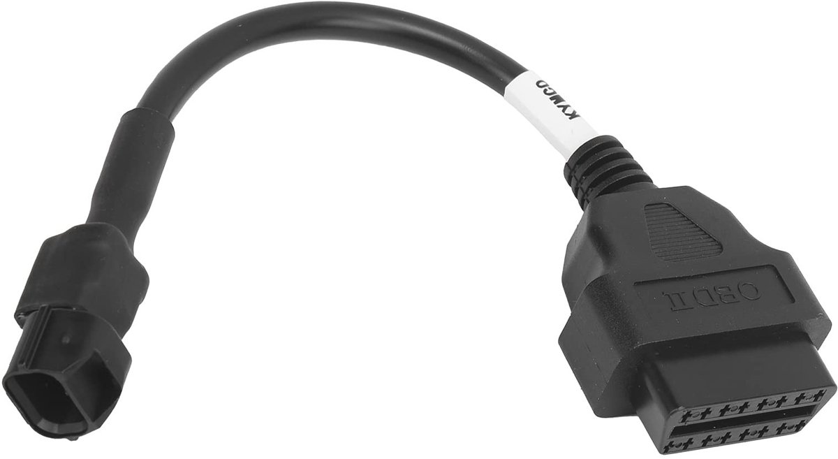 aladdien - 3Pin Motorfiets OBD2 Diagnostische Kabel - Hoge Geleidbaarheid - Eenvoudige Installatie - Diagnostische Adapter - M...