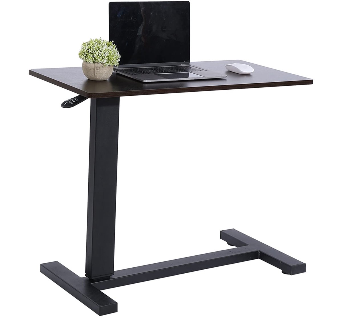 aladdien - Computertafel - Multifunctionele bureau - Ingebouwde rollers - Verstelbare lade - Ideaal voor thuiswerken - Modern design