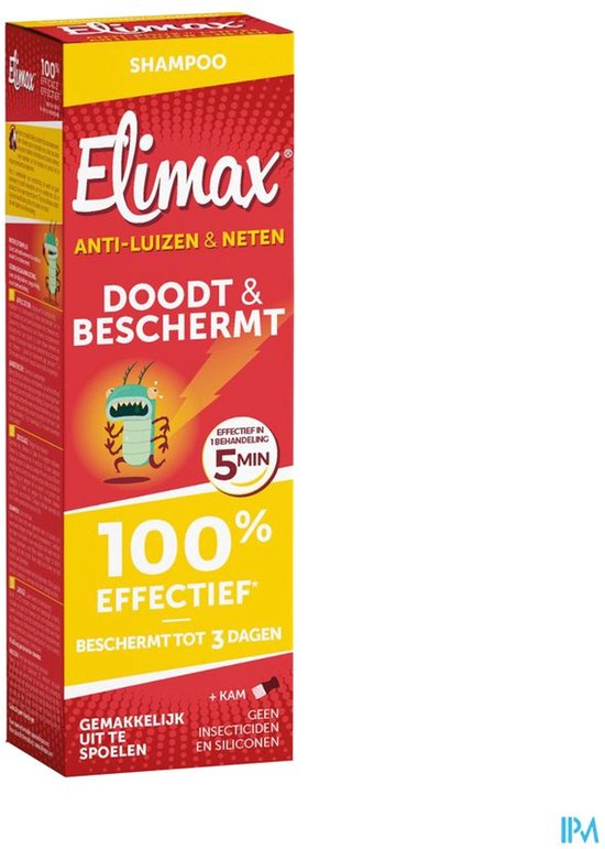 Elimax® Anti Luizen & Neten Doodt Beschermt 100 Shampoo