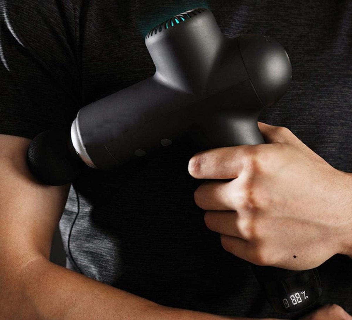 Massagepistool - Fascia Gun - Spierherstel Bevorderen - LCD Touchscreen - 26 x 19 cm - Grijs — cadeau in Cadeau-ideeën - foto 5