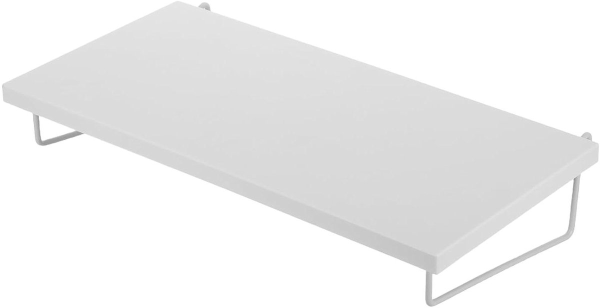 Opbergrek - Wandplank - Huis organiseren - Zonder boren - 40 x 19 cm - Wit