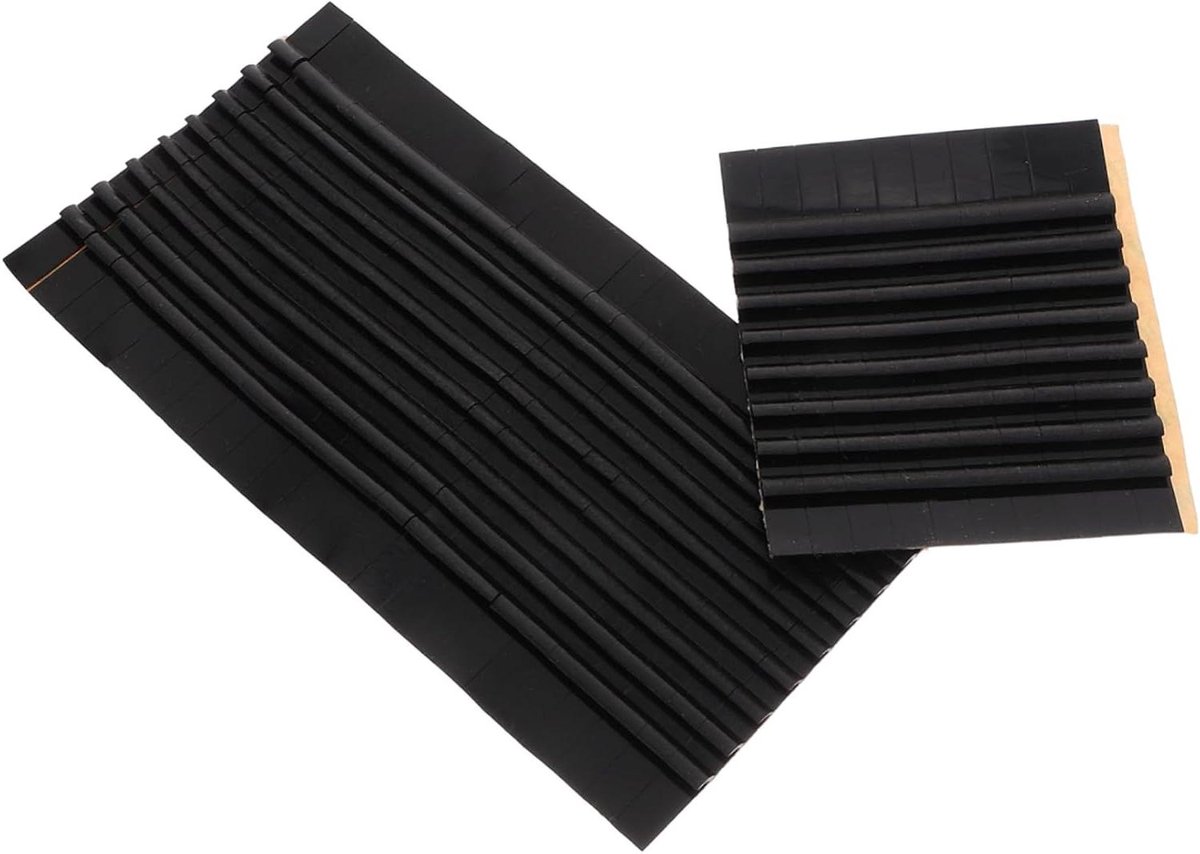 Antislip Hanger Strips - Kledinghouders - Kleding Opbergen - Zelfklevend - 100 Stuks - Zwart