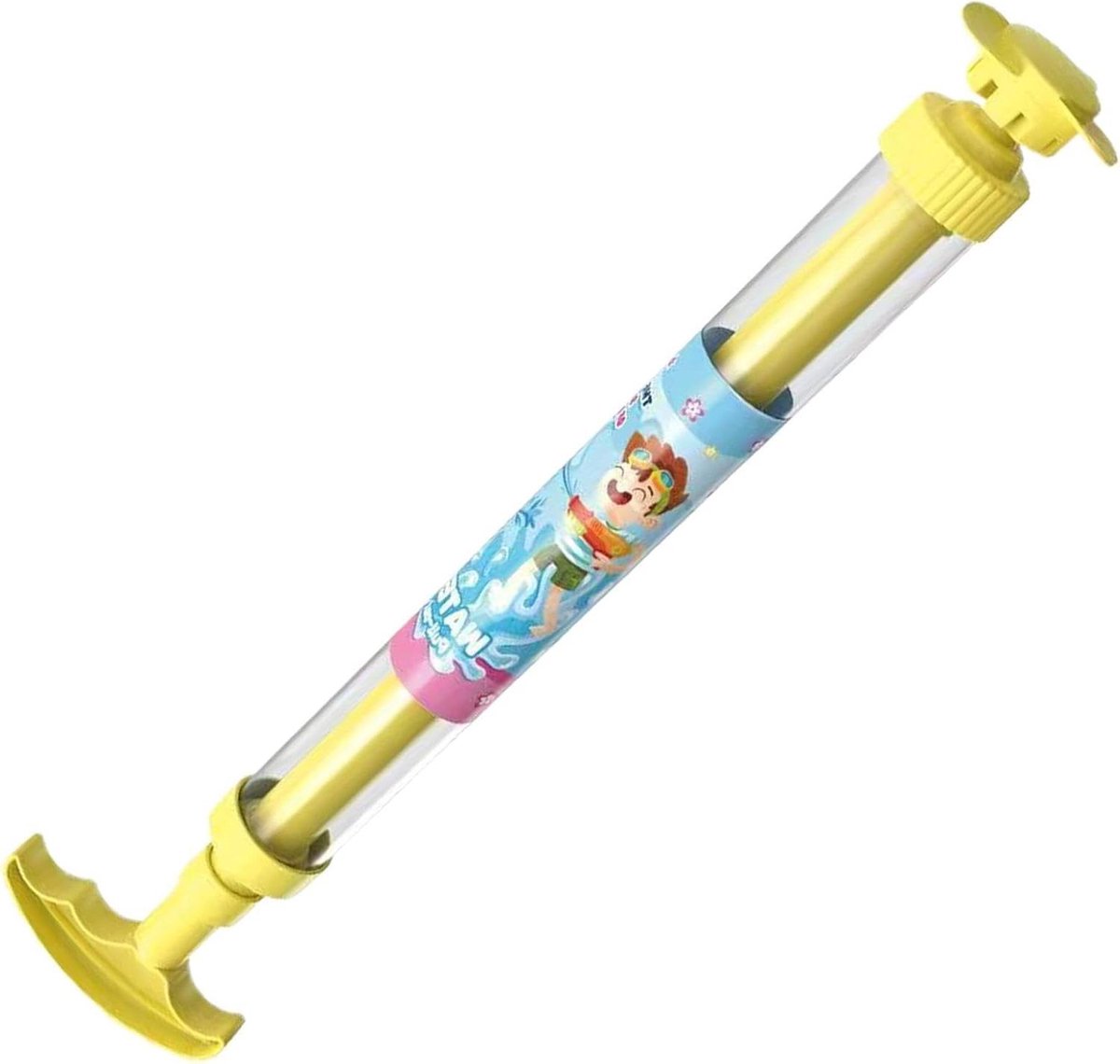 Waterspuit Voor Kinderen - Waterkanon Zwembad - Zomer Pret - Groot Reservoir - 44 cm Lengte - Geel