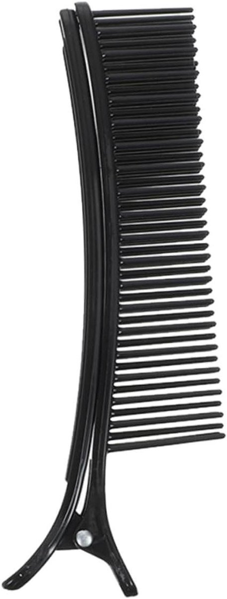 Haar Styling Clips - Kappers Clips - Haar Verdelen - Lichtgewicht Plastic - 14.2 cm - Zwart