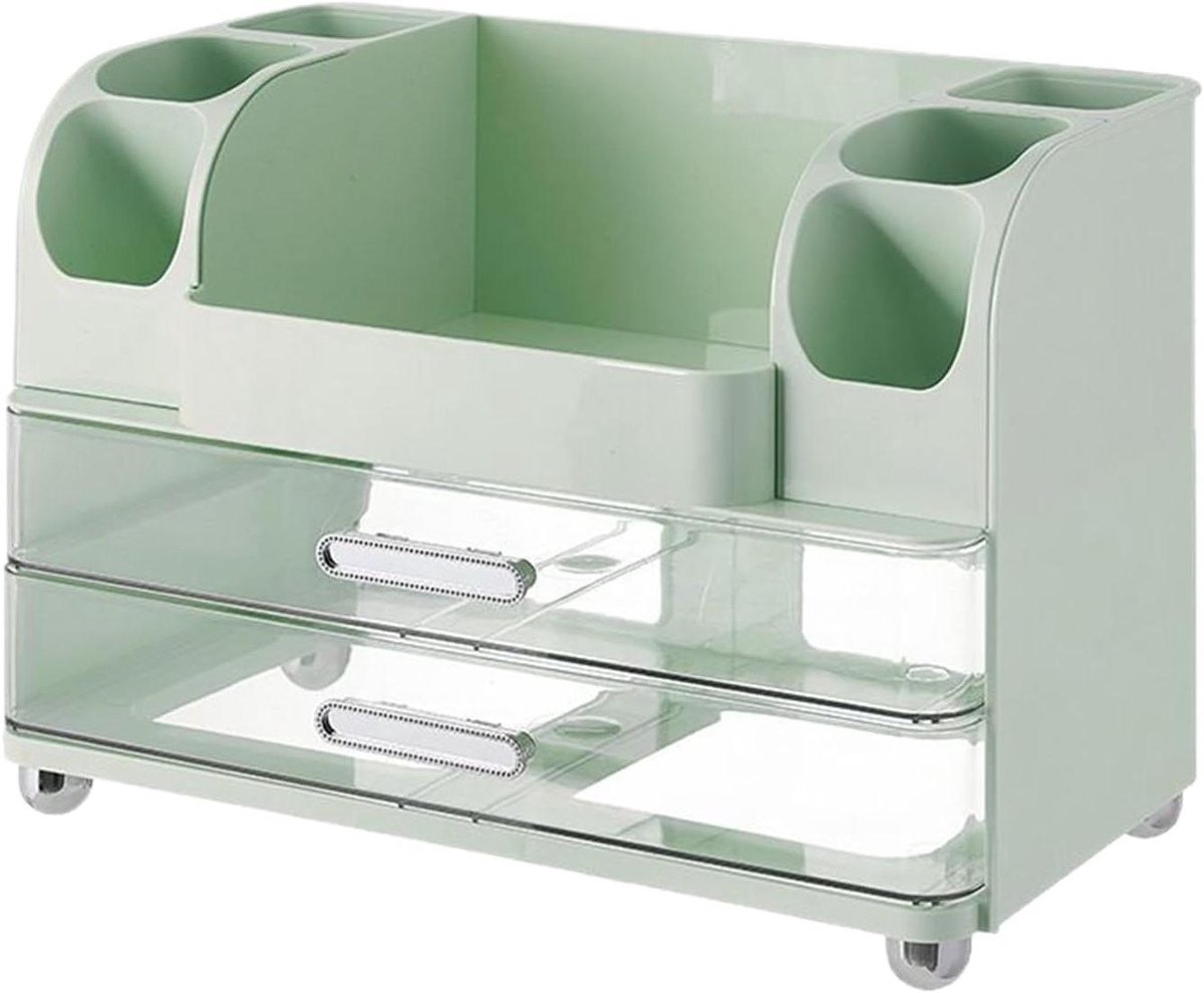 Cosmetica Organizer - Opbergrek - Bureau Decoratie - Ruimtebesparend Ontwerp - 28 cm - Groen