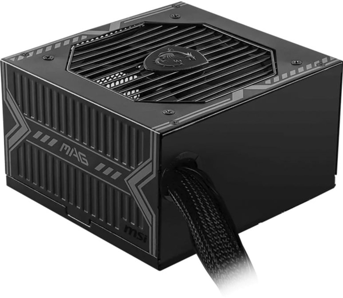 PC-voeding - MSI - MAG A750BN - PCIe 5.0 - SATA III - 750W - 120mm ventilatoren - Zwart