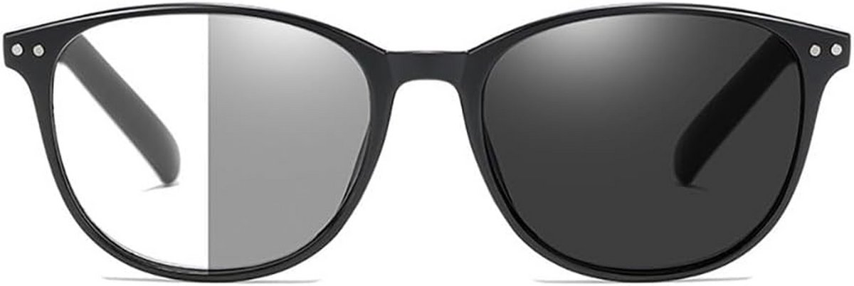 Zelfkleurende Leesbril met UV-bescherming (2-pack), Blauwlichtfilter voor Lezen