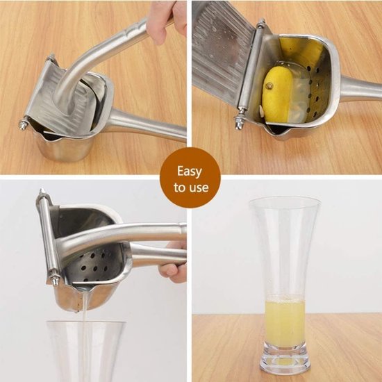 Fruitpers RVS Handmatige Fruitpers Citroenpers Fruitpers — afbeelding 5