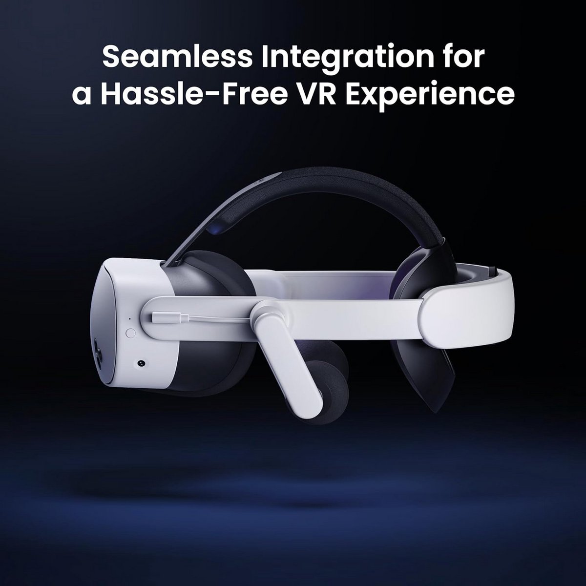 Comfortabele Audio Headset Band met Accu voor Meta/Oculus Quest 3/3S thumbnail 4