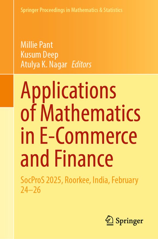 Springer Proceedings in Mathematics & Statistics526- Applica ... - cover