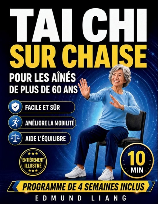 Tai Chi sur Chaise pour les Aînés de Plus de 60 Ans - cover