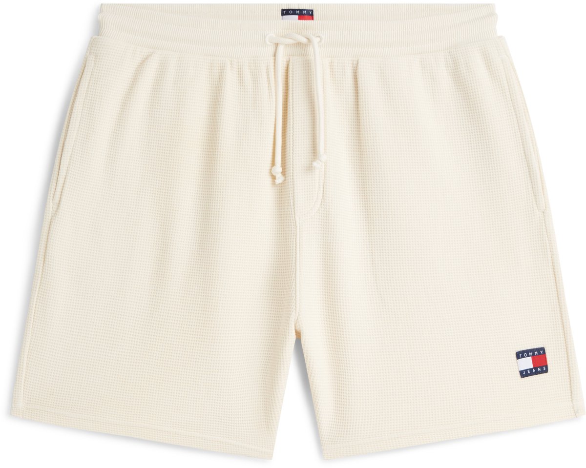 Tommy Jeans Broek Tjm Washed Waffle Be Dm0dm23157 Aef Calico Mannen Beige