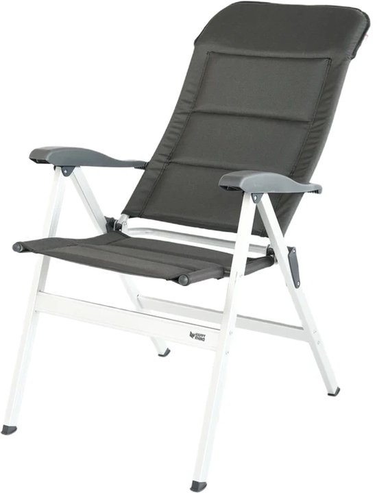 Happy Rhino - Campingstoel Pollino - Vouwstoelen - Grijs - 5,2kg - 48 x 40 x 48/120 cm - 7 standen van Happy Rhino — afbeelding 2