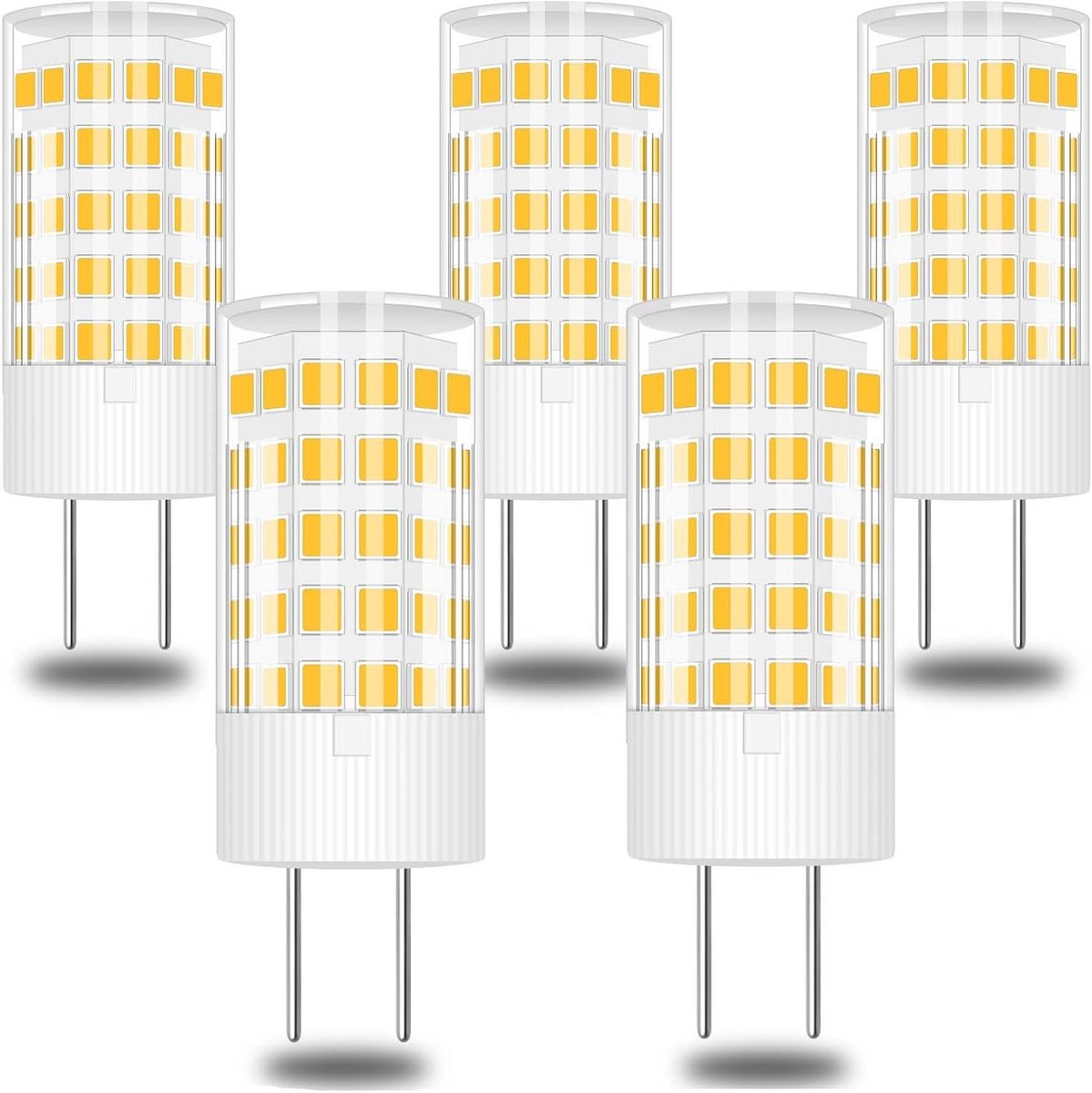 LED GY6.35 4W 12V 3000K (verv. 40W) - 5-pks