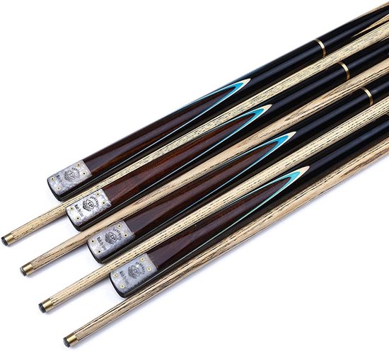 Keu - Biljartkeu Poolkeu - Biljart Spelen - 3-delig 3/4 - 145 cm - Zwart — afbeelding 4