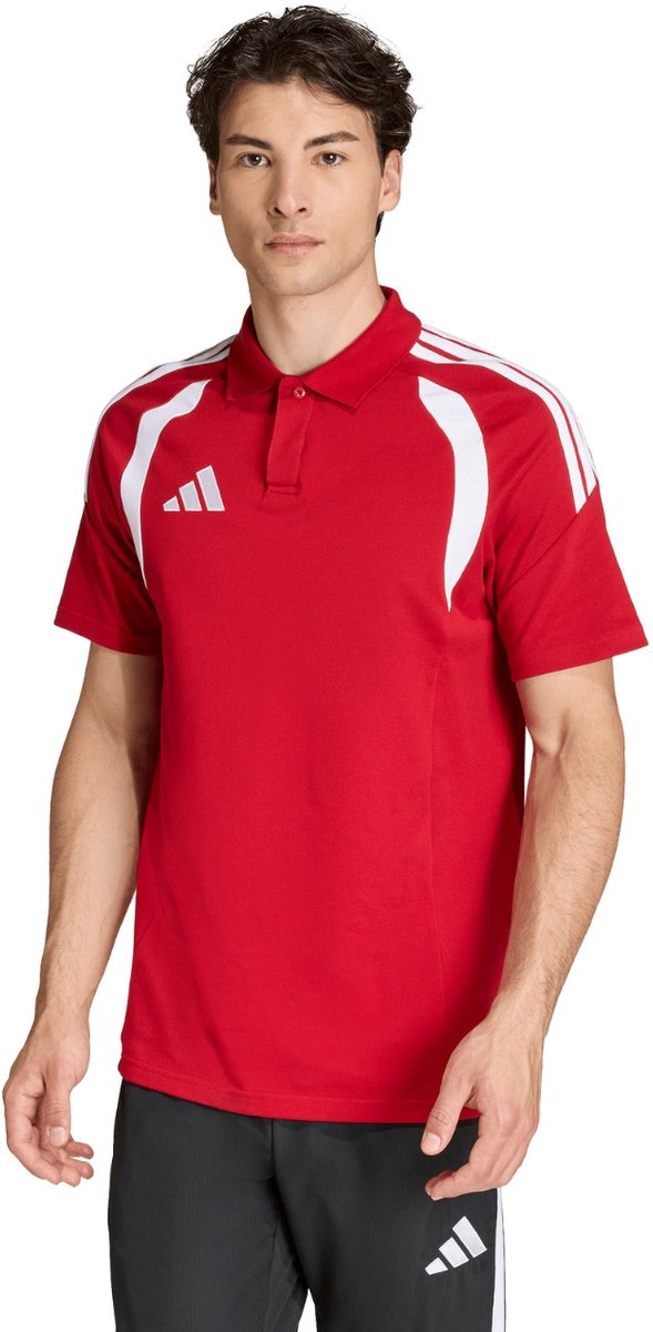 adidas T-shirt Heren Tiro 26 League Polo Rood - Maat 2XL