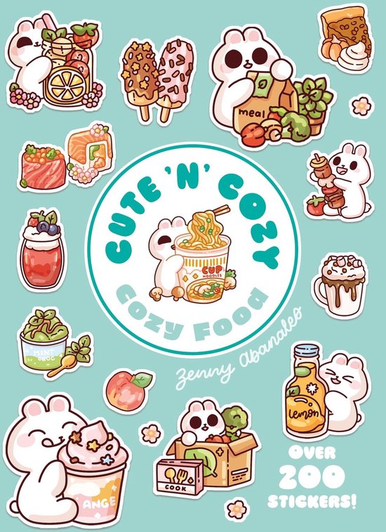 Little Sticker Books- Cozy Food - cover