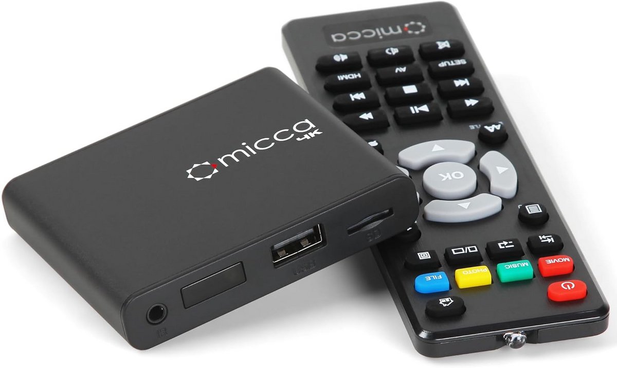 4K Ultra HD Mediaspeler met USB en MicroSD Ondersteuning