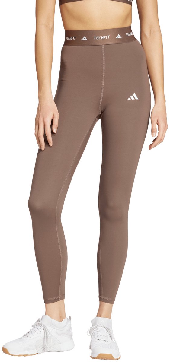 adidas Legging Dames Techfit 7/8 Bruin