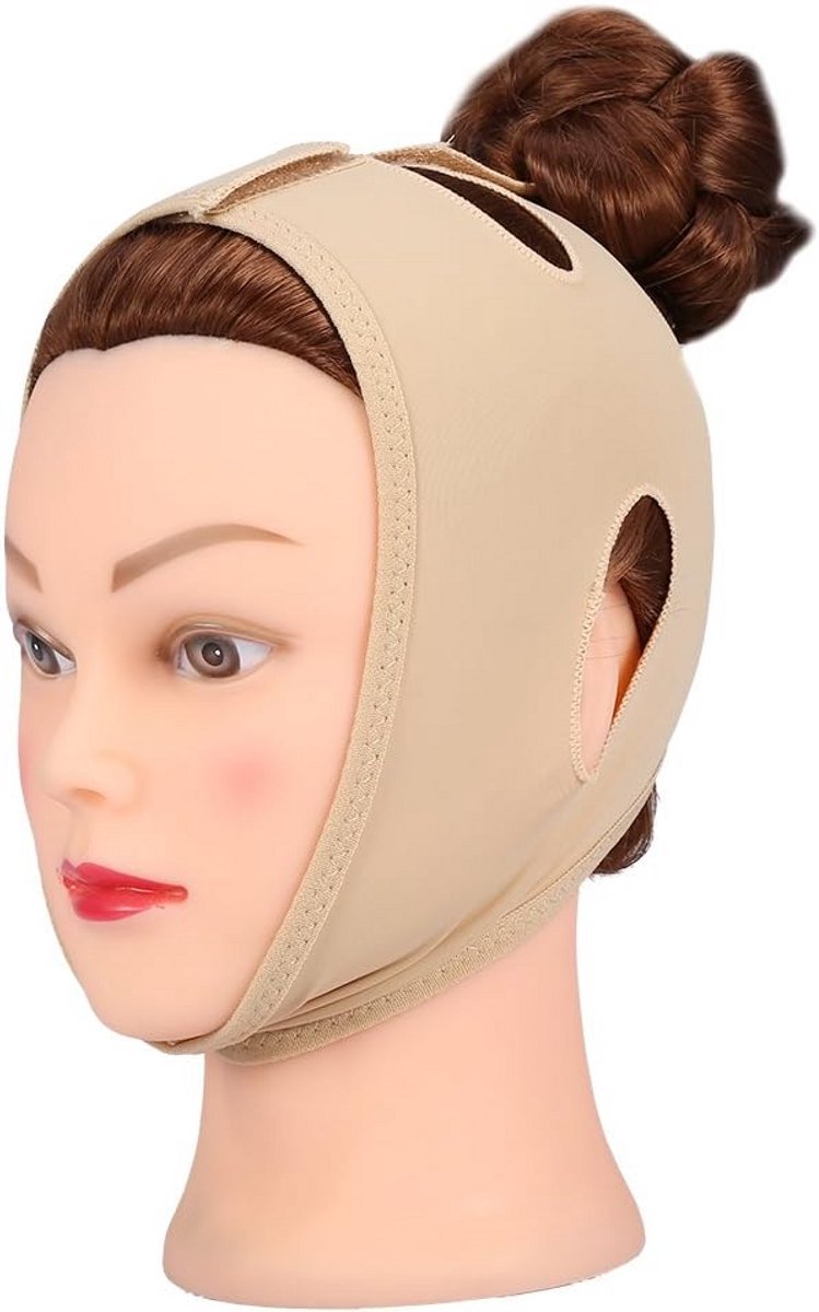 Gezichtsmasker voor Liften en V-Lijn Vorming | Dubbele Kin Reductie en Anti-Rimpel Bandage | Ademend Lift Up Band