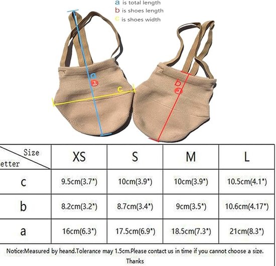 Dansschoenen, open schoenen, gymschoenen, balletpantoffels, dansschoenen, yogaschoenen, sokken voor dames en meisjes, maat M van Merkloos — afbeelding 4