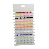 Set de 12 bracelets ajustables en cordon – bracelets minimalistes colorés pour femmes et hommes avec détails de nœuds