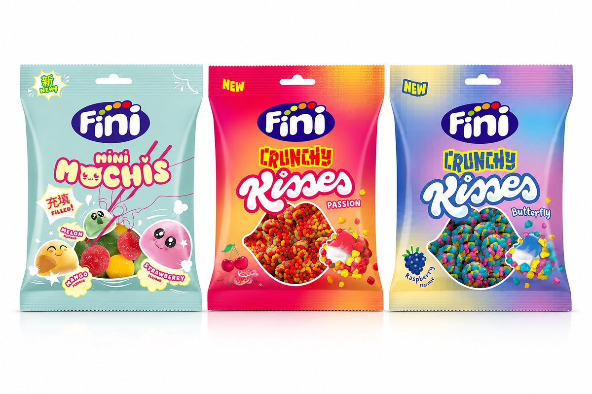 Fini Mini Mochis & Crunchy Kisses Mix 240 Gr