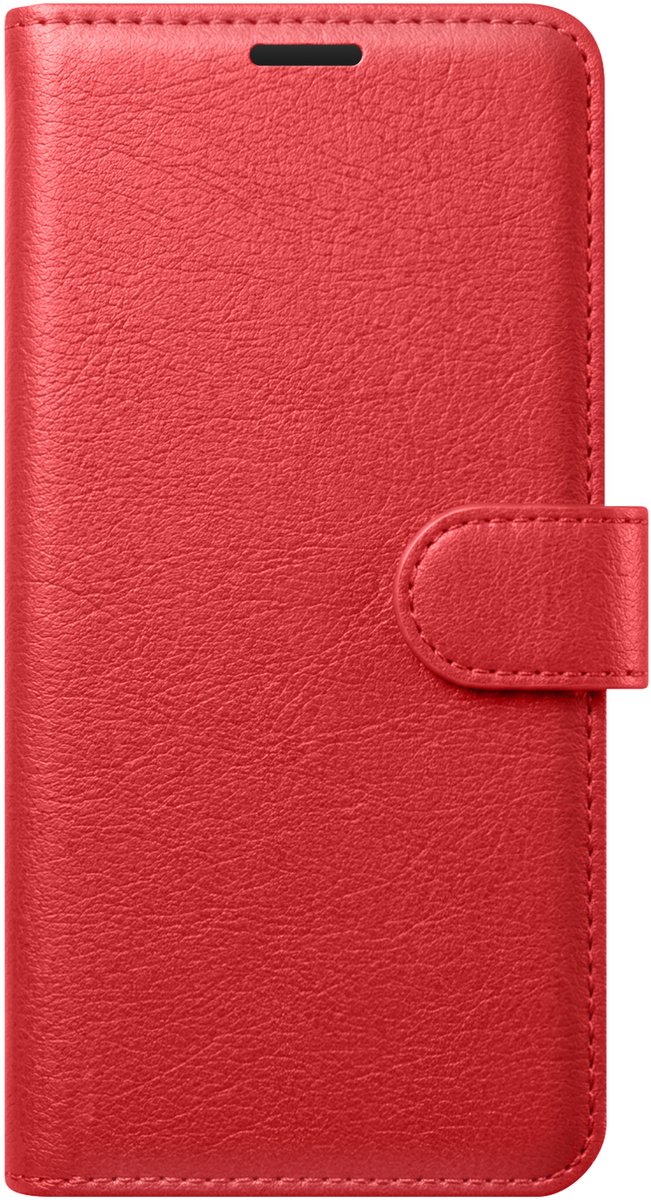 Zanae, Étui Portefeuille pour Geschikt voor Samsung Galaxy S26 avec Fonction Support et Languette Magnétique, Rood