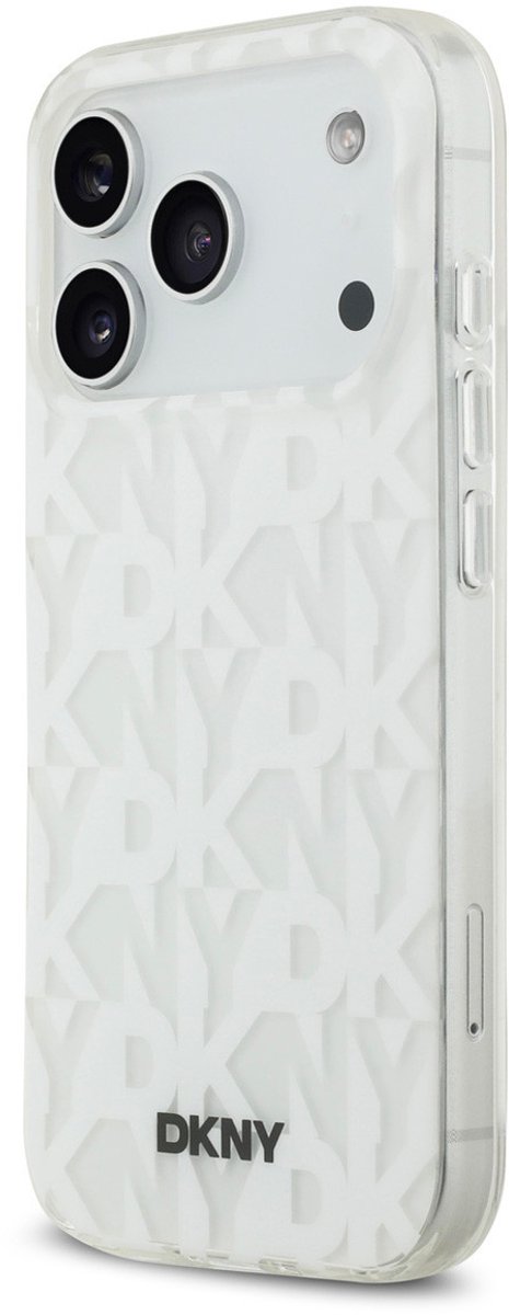 DKNY telefoonhoesje voor iPhone 17 Pro - Dubbele laag - Wit