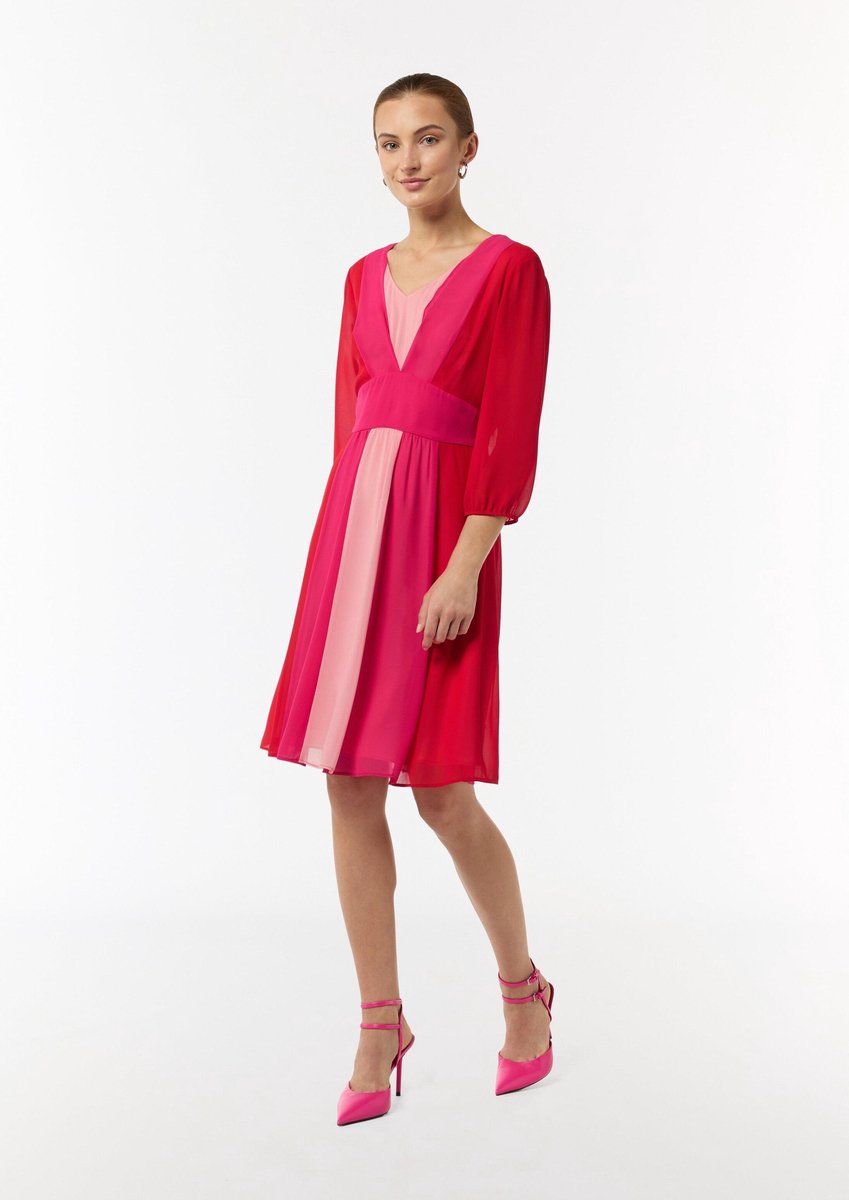 comma - female - Midi-jurk met ceintuur