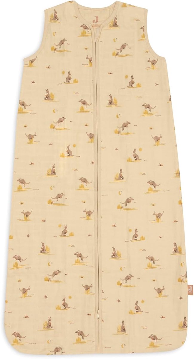 Zomerslaapzak Baby - Mousseline Trappelzak - Koel Slapen - 0.5 Tog Waarde - 90 Cm - Kangaroots