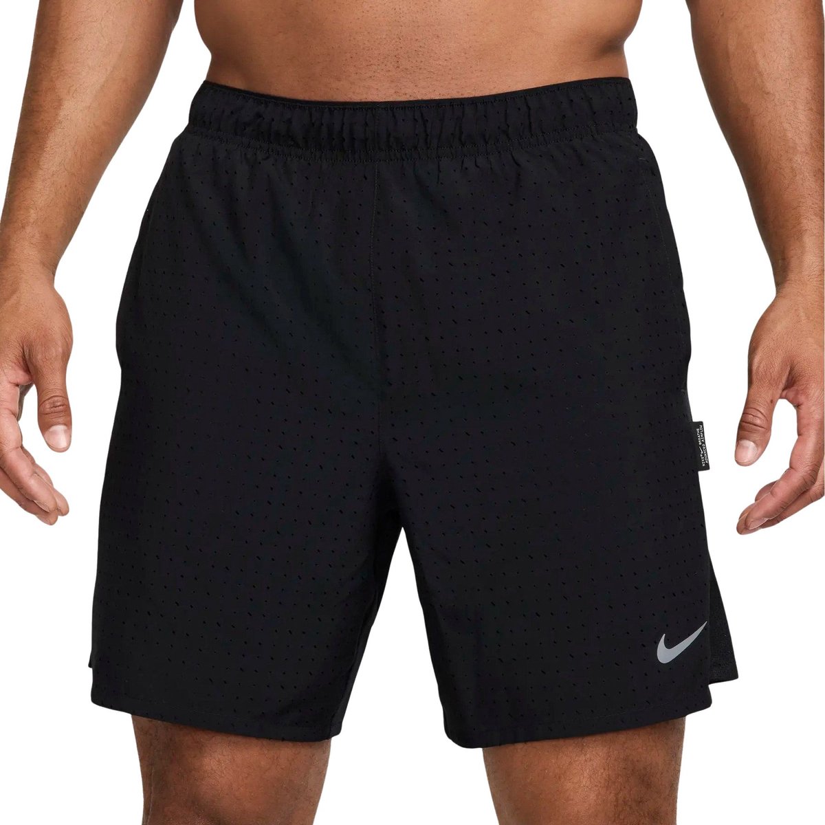 Nike Breathe Challenger 7IN 2-1 Short Heren Zwart