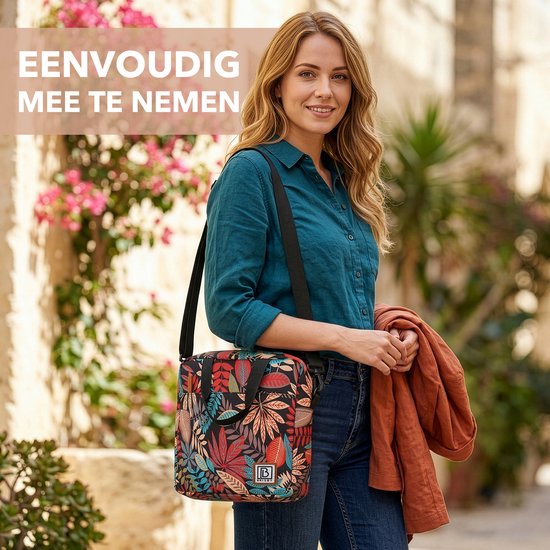 Brisby 4 Laags Geïsoleerde Koeltas - Lunchtas 7 liter - Jungle van Brisby — afbeelding 5