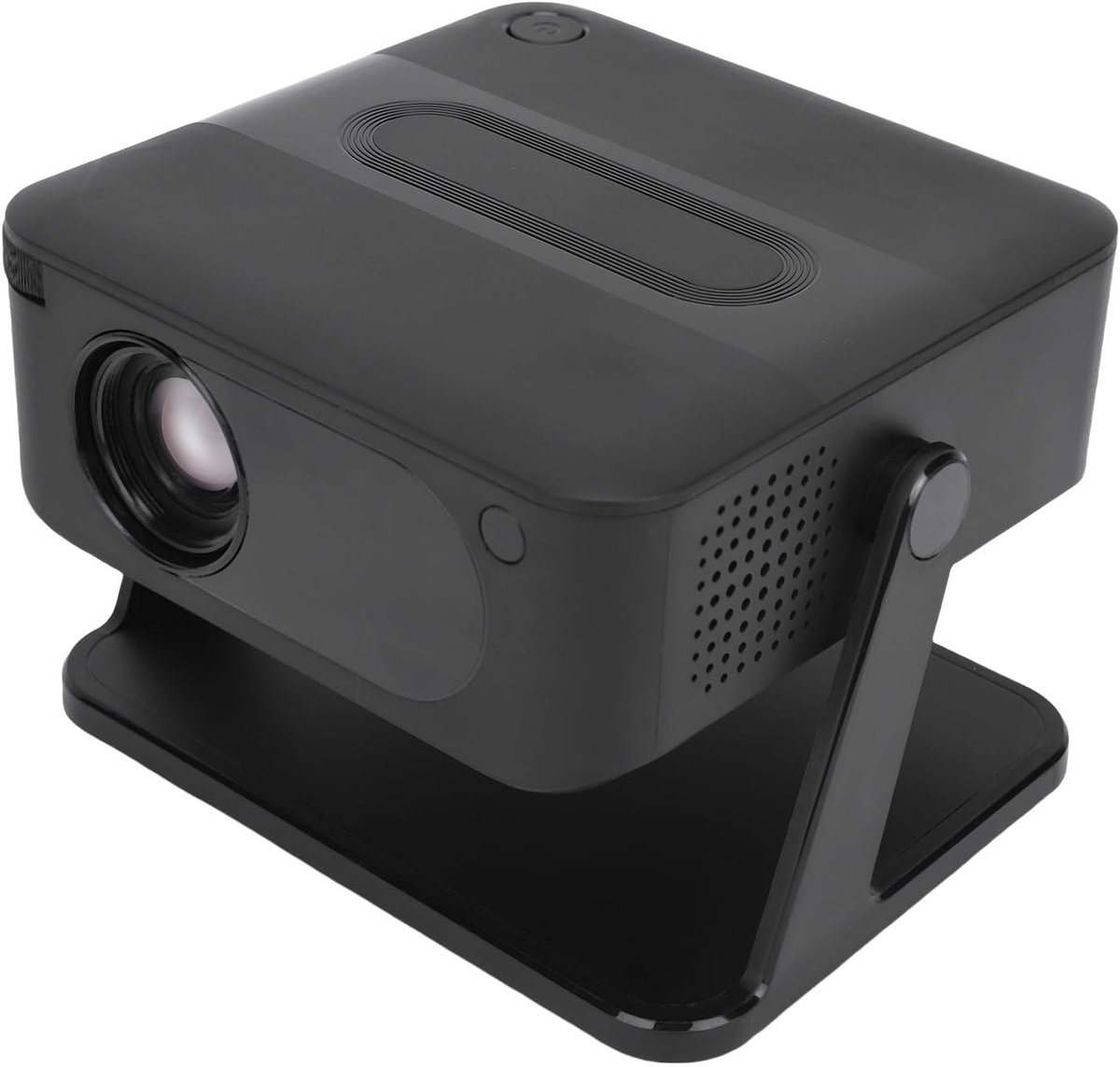 4K-projector, 1080P Smart WiFi Bluetooth 5.4 met autofocus, keystone-correctie en draaibare standaard — voor iOS, pc, laptop, telefoon, thuisbioscoop en buitenfilms (EU-stekker)