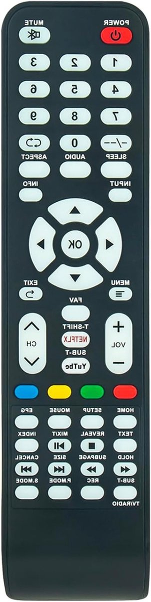 Vervangende afstandsbediening voor Level TV modellen HD8239, HD8332 en HD8333 - Geschikt en gebruiksvriendelijk