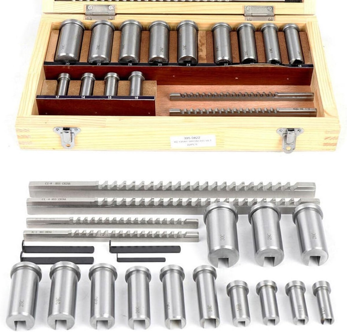 Spiebaan Set - Metaalbewerking Gereedschap - Precisie Werk - 22 Delige Kit - Metrisch