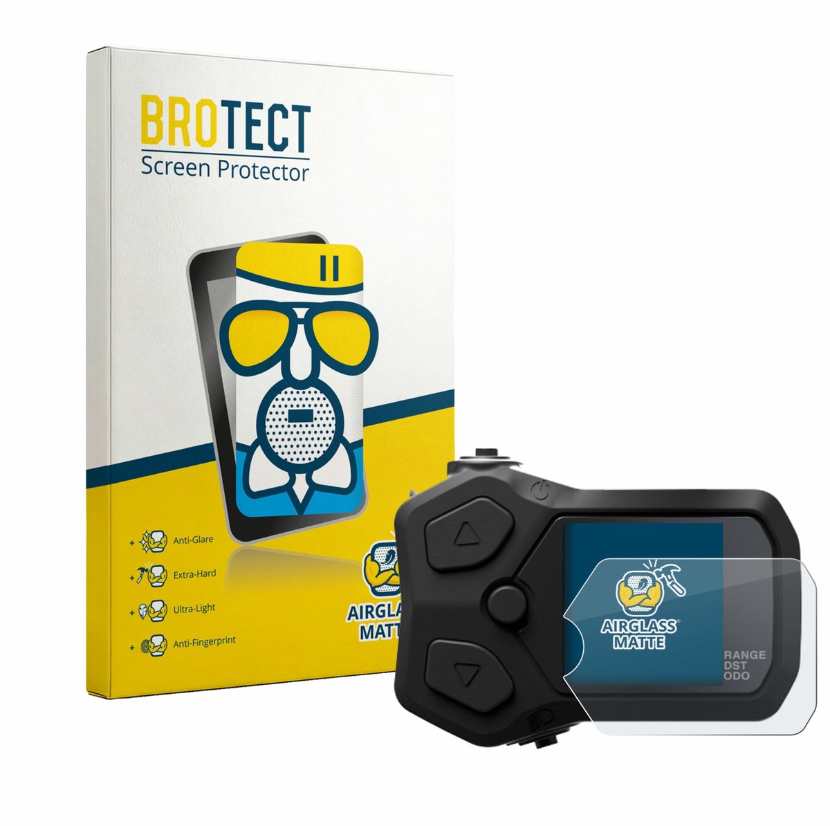 BROTECT - Screenprotector voor Shimano SC-EN500 - Folie Beschermfolie Beschermglas matte