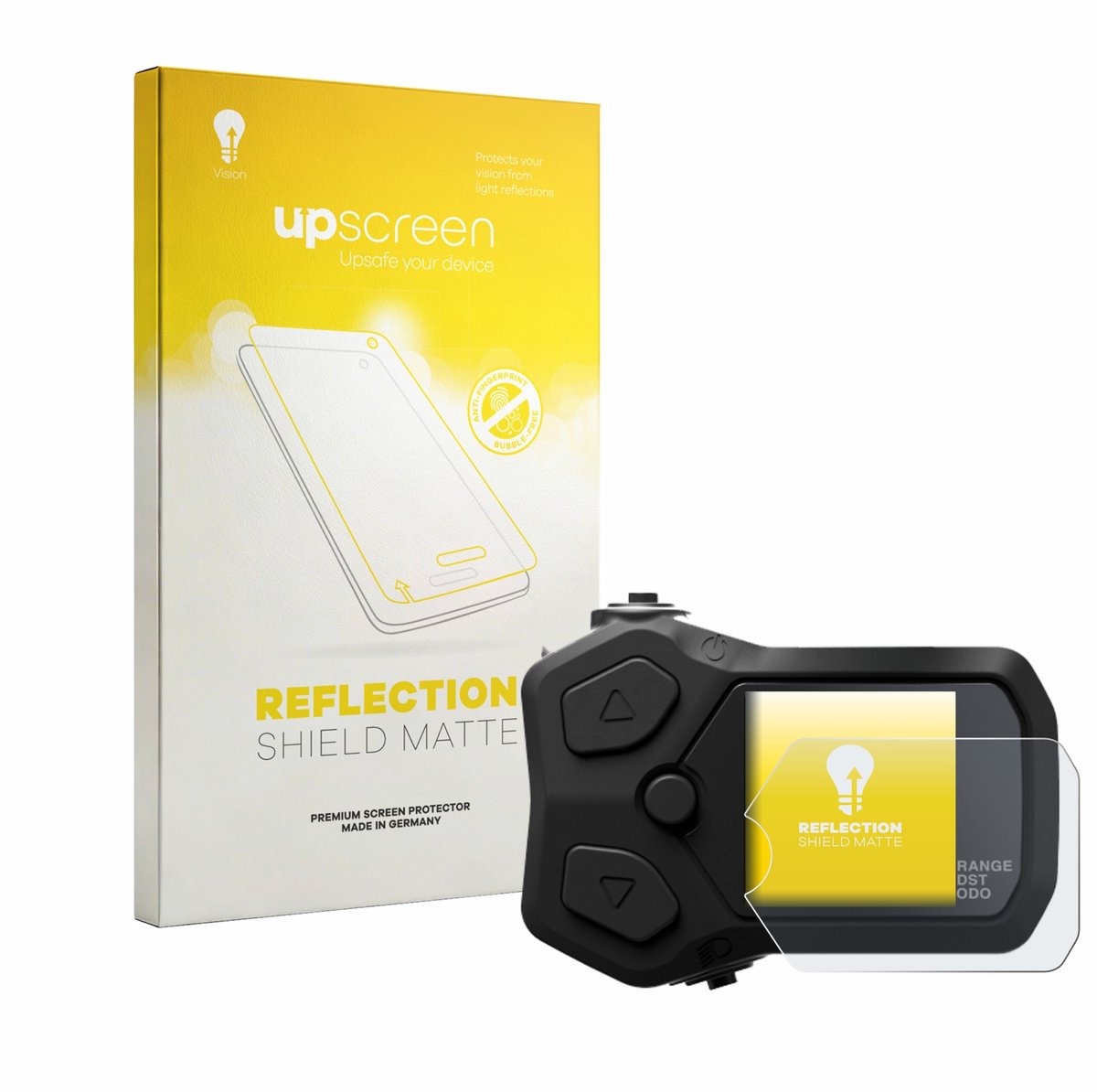 upscreen - Screenprotector voor Shimano SC-EN500 - Folie Beschermfolie anti glare matte