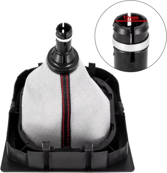 Schakelpookknop Set - Pookhoes - Auto Interieur - Krasbestendig - 5/6 Versnellingen - Zwart — afbeelding 2