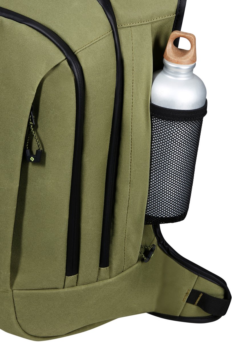 Samsonite Rugzak - Ecodiver laptop Backpack L LTd water resistent canvas - 26 l groen – foto 6