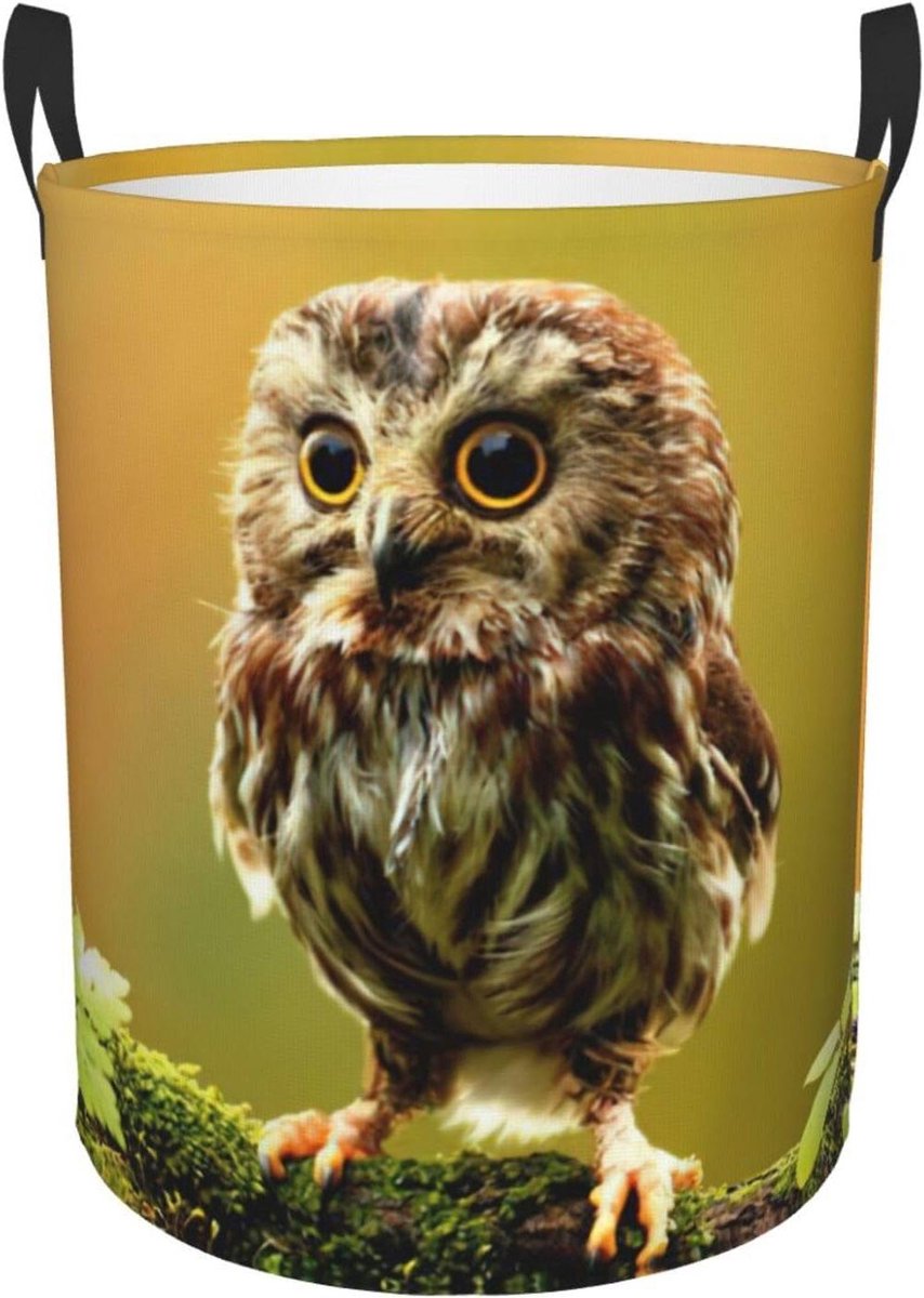 Wasmand - Kledingmand - Opbergen Kleding - Waterafstotend Oxford - 50 cm Hoog - Zwart