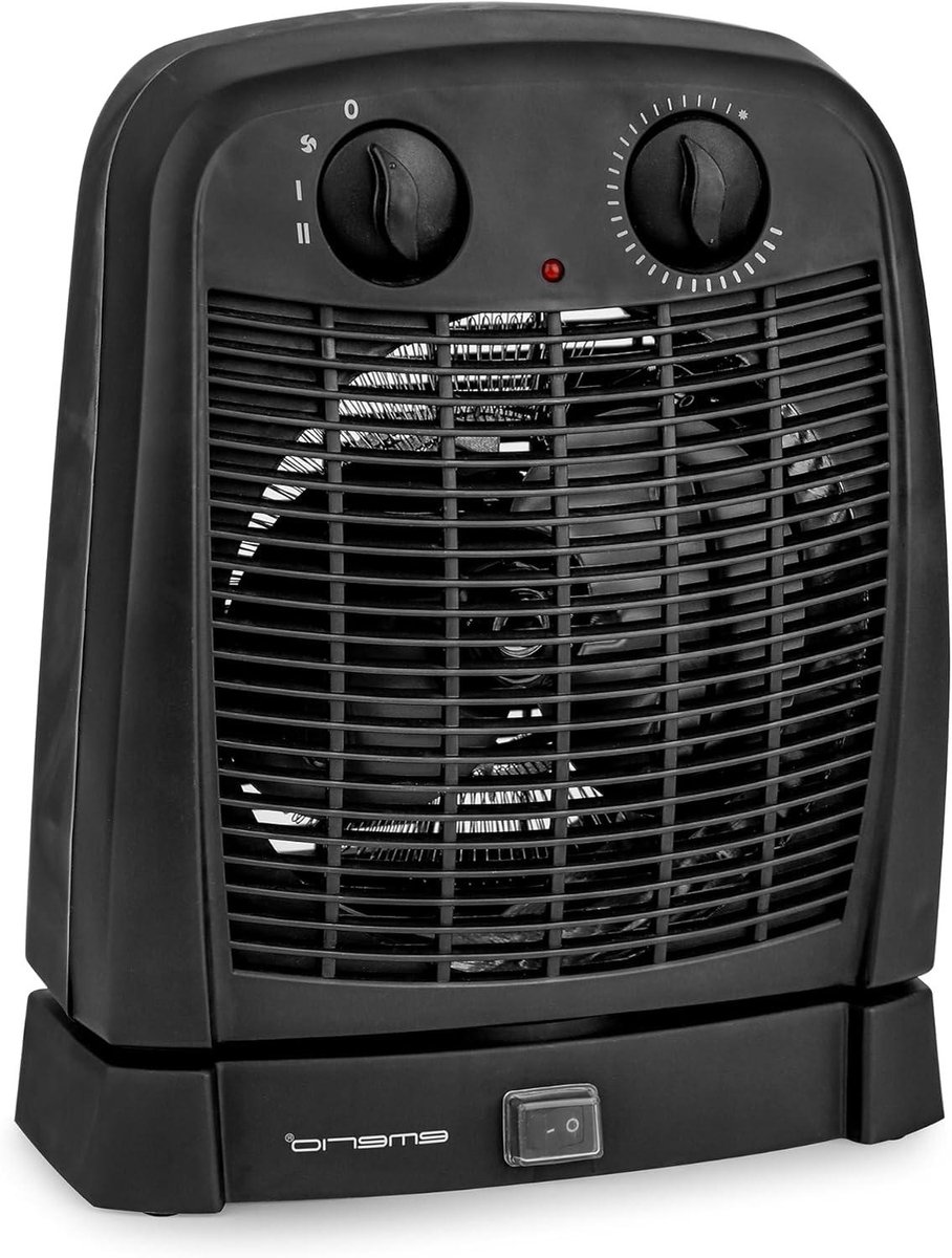 Ventilatorkachel - Elektrische kachel - Snelle verwarming - Instelbare thermostaat - 20 m2 - Wit
