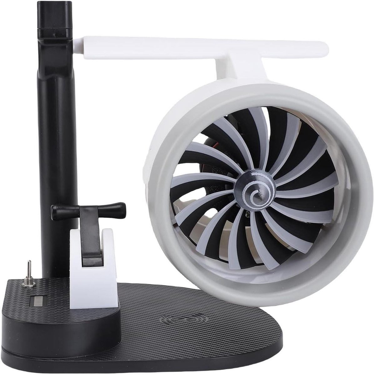 Desktop Ventilator - Luchtbevochtiger - Bureau Koelen - Draadloos Opladen - 26D x 25B cm - Blauw