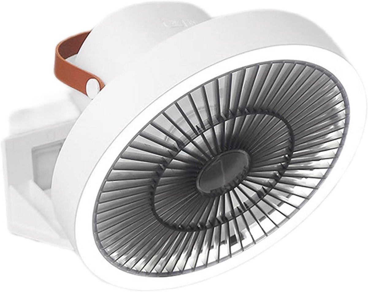 Wandventilator - Afstandsbediening - Ruimte Koelen - Stille Motor - 180 Graden - Wit